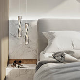 Elegante Lampadario in Cristallo Moderno a Spirale